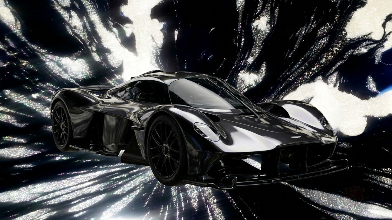 Dark Matter - Aston Martin Valkyrie - Stirling Green (5183) - Splatchi Couture