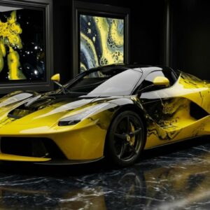 Midnight Prism - Ferrari Daytona SP3 - Rosso Magma (161328) - Splatchi Couture 