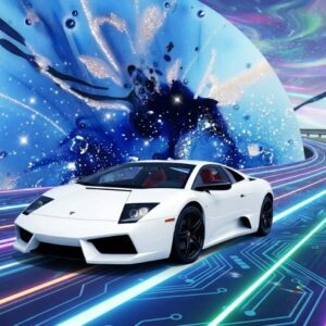 Cosmic Velocity - Lamborghini Murcielago - Giallo Orion (0056) - Splatchi Couture 