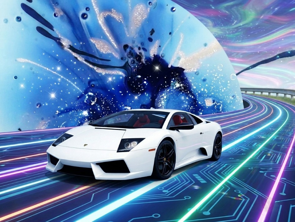 Cosmic Velocity - Lamborghini Murcielago - Giallo Orion (0056) - Splatchi Couture