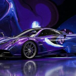 Celestial Tempest - Pagani Huayra - Blu Francia (Bespoke) - Splatchi Couture 